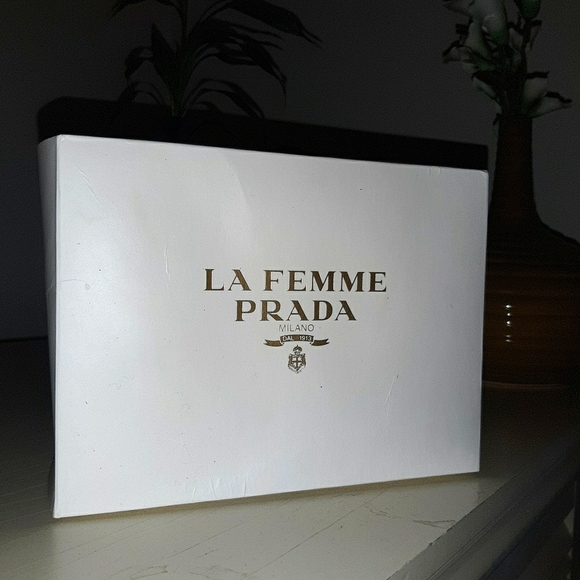 Prada Accessories - PRADA Logo Box LA FEMME MILANO